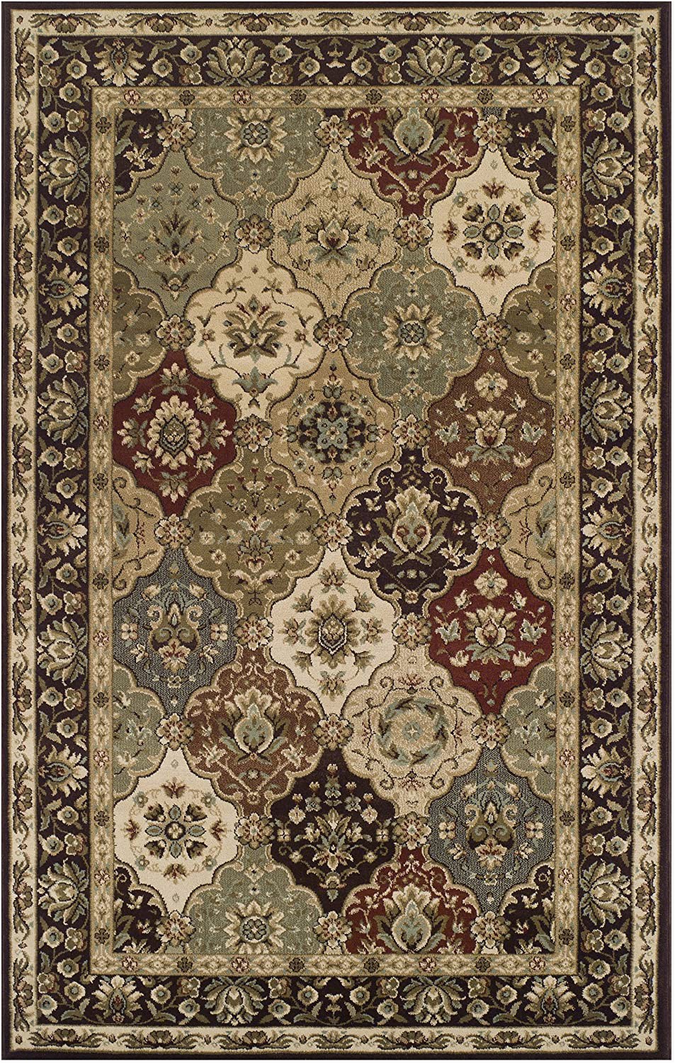 Amazon Prime 4×6 area Rugs Superior Palmyra 4 X 6 area Rug Contemporary Living Room & Bedroom area Rug Anti Static and Water Repellent for Residential or Mercial Use