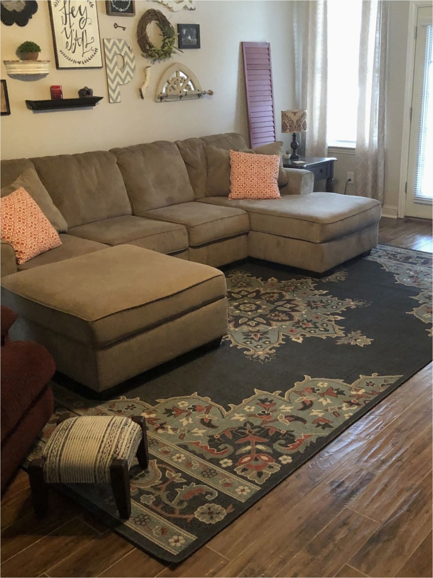 Area Rug with Sectional Couch Roseglen area Rug