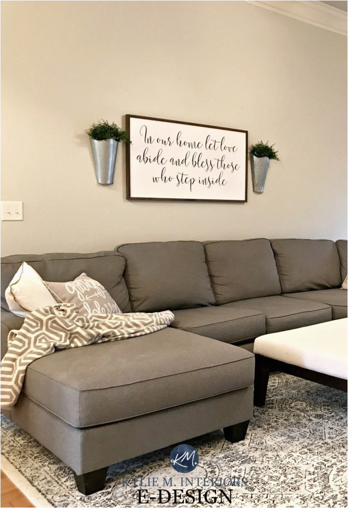 Area Rug with Sectional Couch Sherwin Williams Agreeable Gray In Living Room Gray