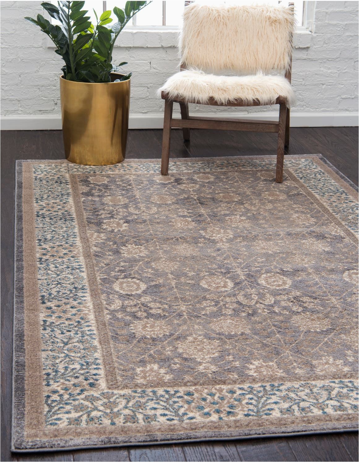 Area Rugs for Gray Floors Gray Vienna area Rug