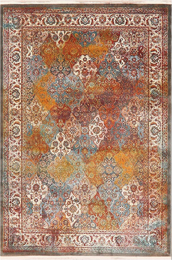 Area Rugs for Sale On Amazon Garden Design Traditional Vintage Style Distressed Heat Set area Rugs oriental Floral Carpet 9 X 12 9 0 X 12 0