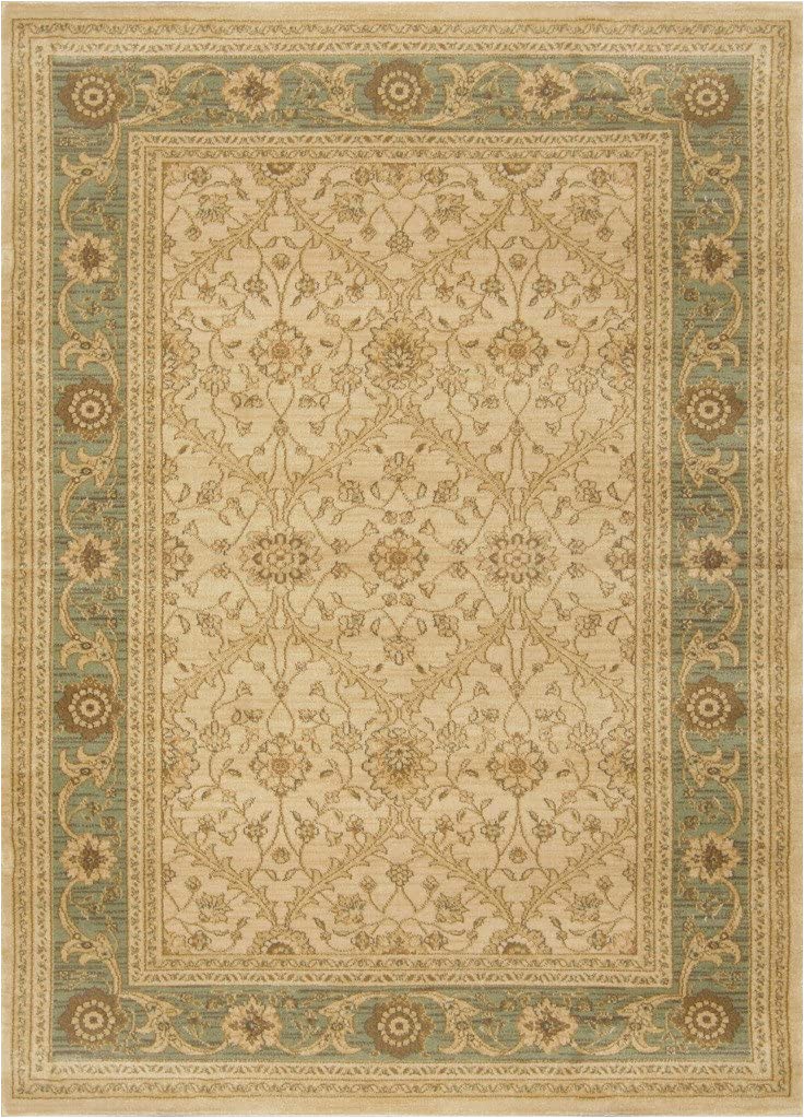 Area Rugs Green and Cream Home Dynamix Antiqua area Rug 7707 40 Cream Green Floral