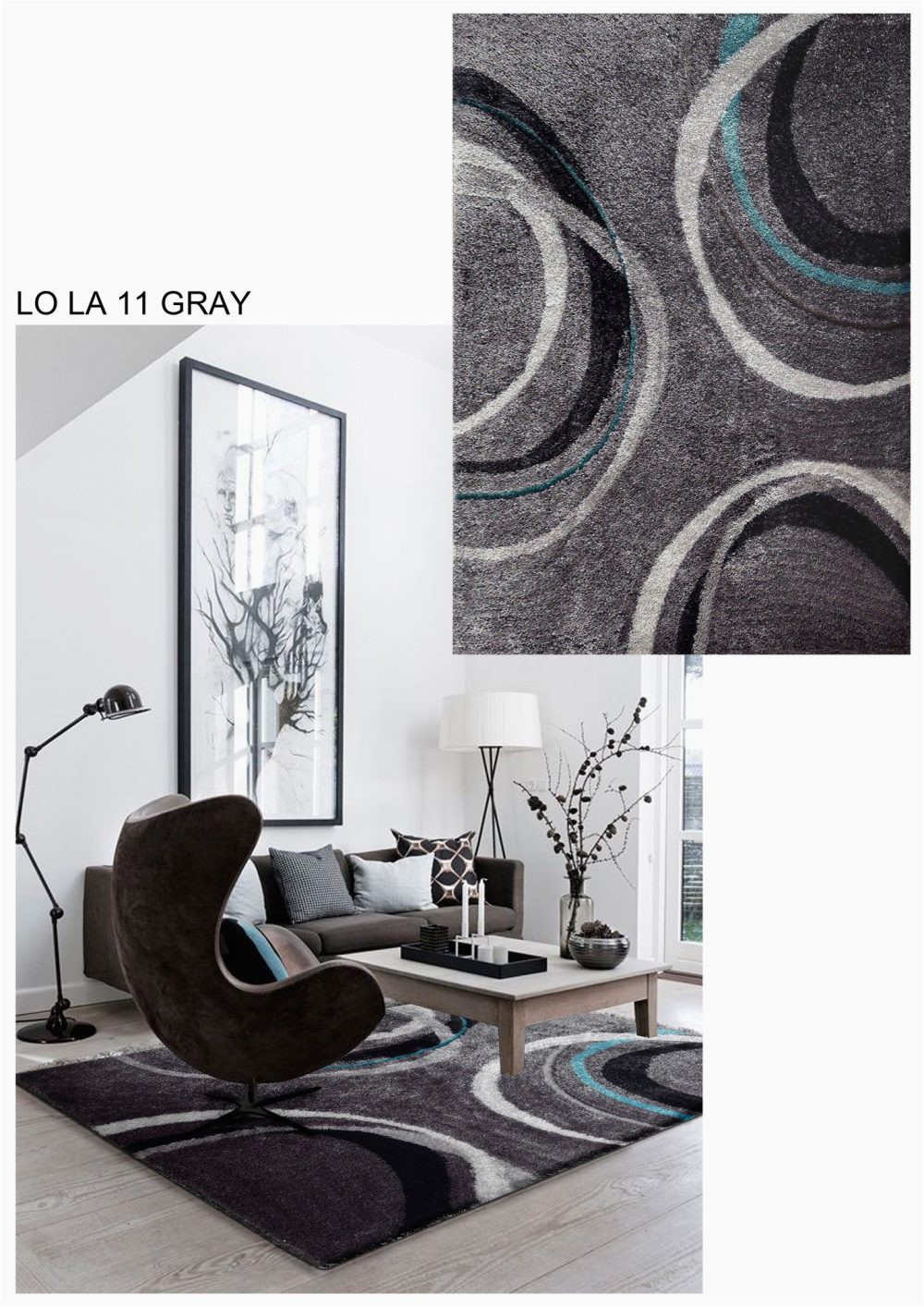 Area Rugs with Grey and Turquoise Lola Shag Grey Turquoise area Rug