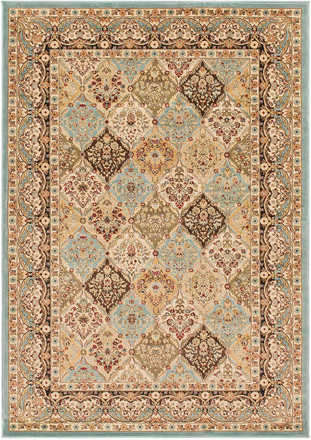 At Home area Rugs 8×10 Amazon Mayberry Rugs Home town Panel Kerman area Rug 8