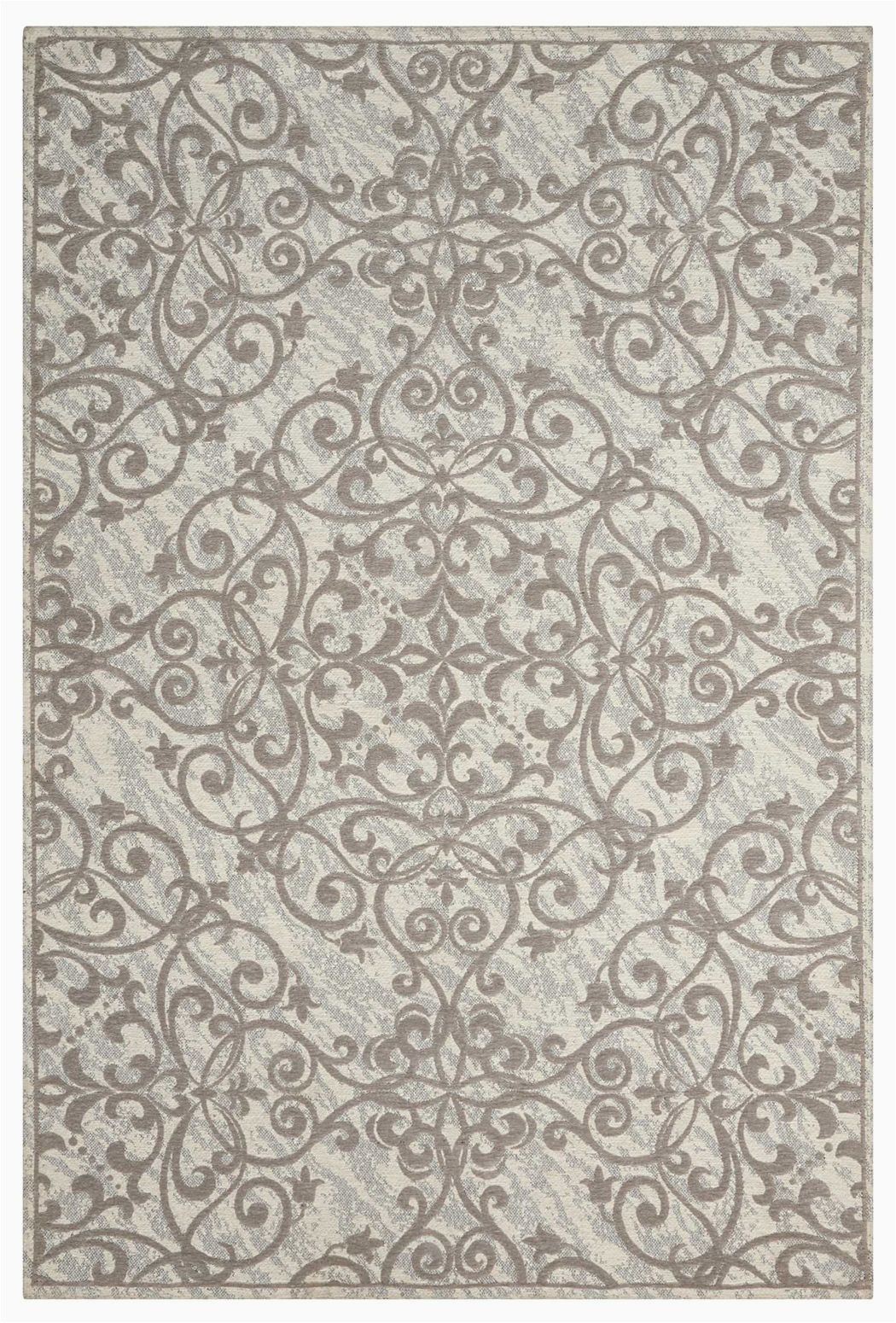 At Home Store area Rugs Home Accents Damask 8 X 10 Rug Gray Ivory