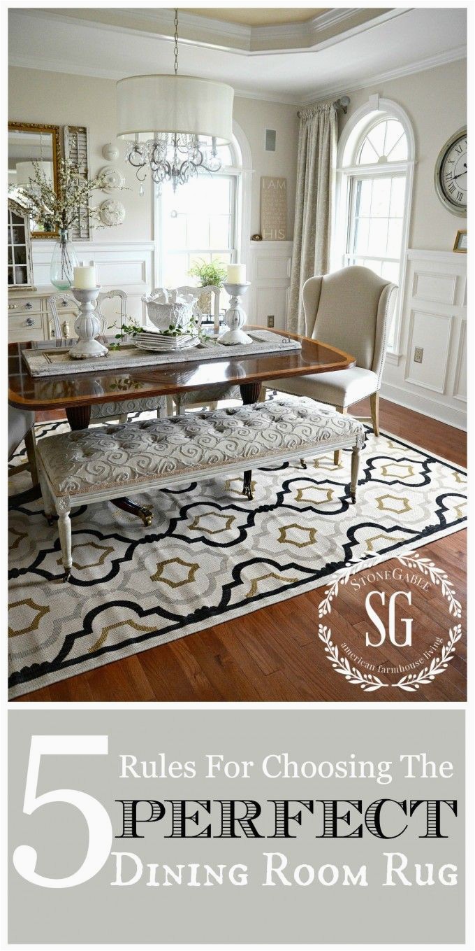 Best area Rug for Under Dining Table 5 Rules for Choosing the Perfect Dining Room Rug