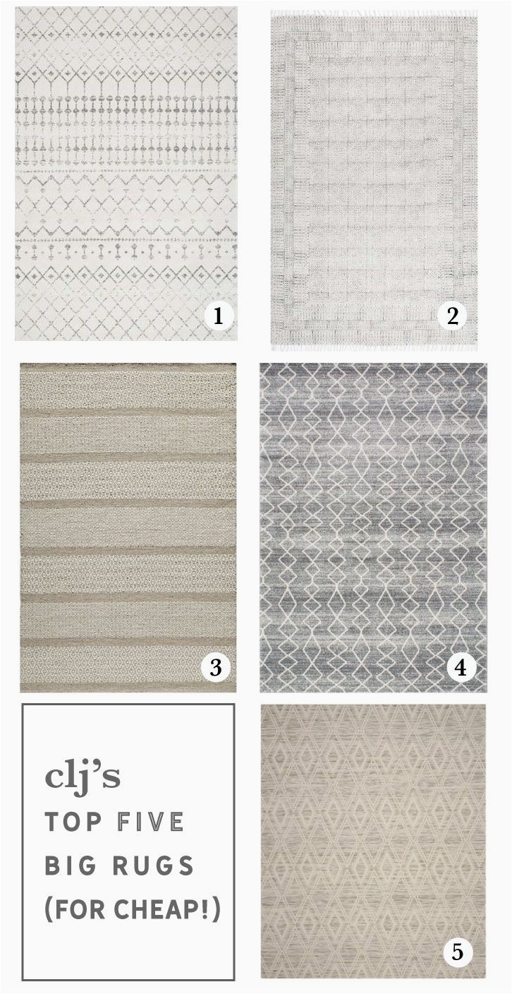 Big Lots Grey area Rugs 5 Big area Rugs for Cheap and the One We Chose for the