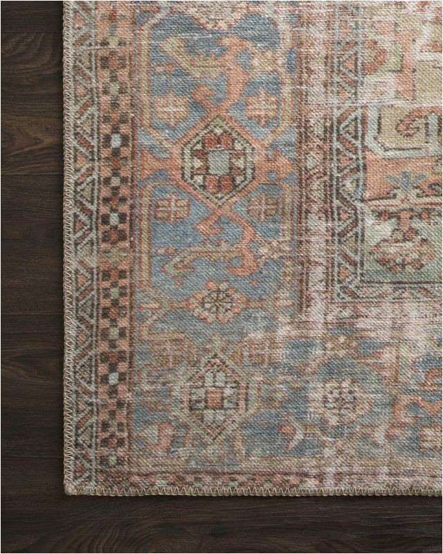 Bloomsbury Market Skye Terracotta area Rug Skye oriental Terracotta Beige area Rug