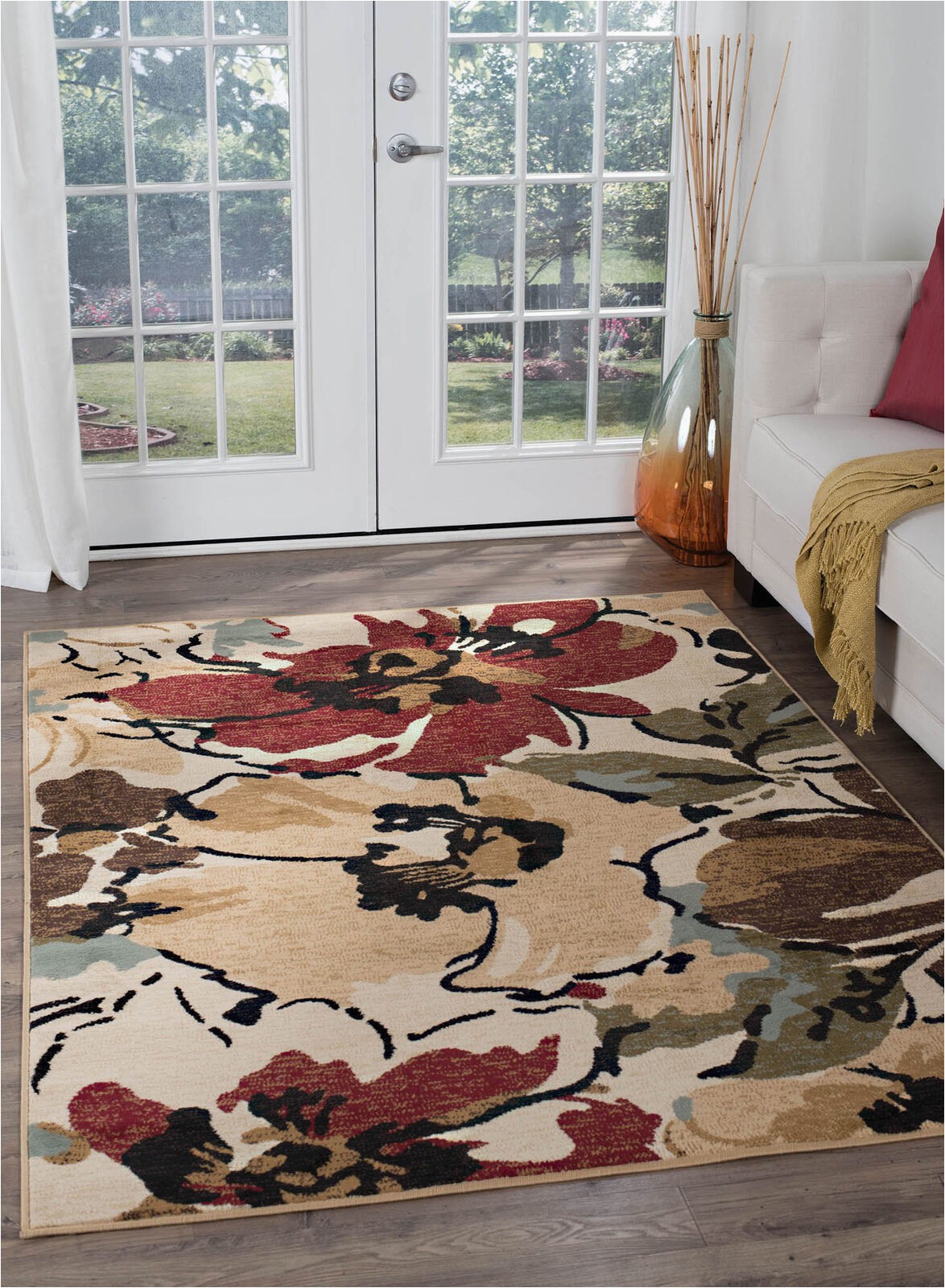 Contemporary Multi Color area Rugs Beige Contemporary Tropical Floral area Rug Multi Color Leaves Modern Carpet Contemporary Multi Color area Rugs Beige Contemporary Tropical Floral area Rug Multi Color Leaves Modern Carpet