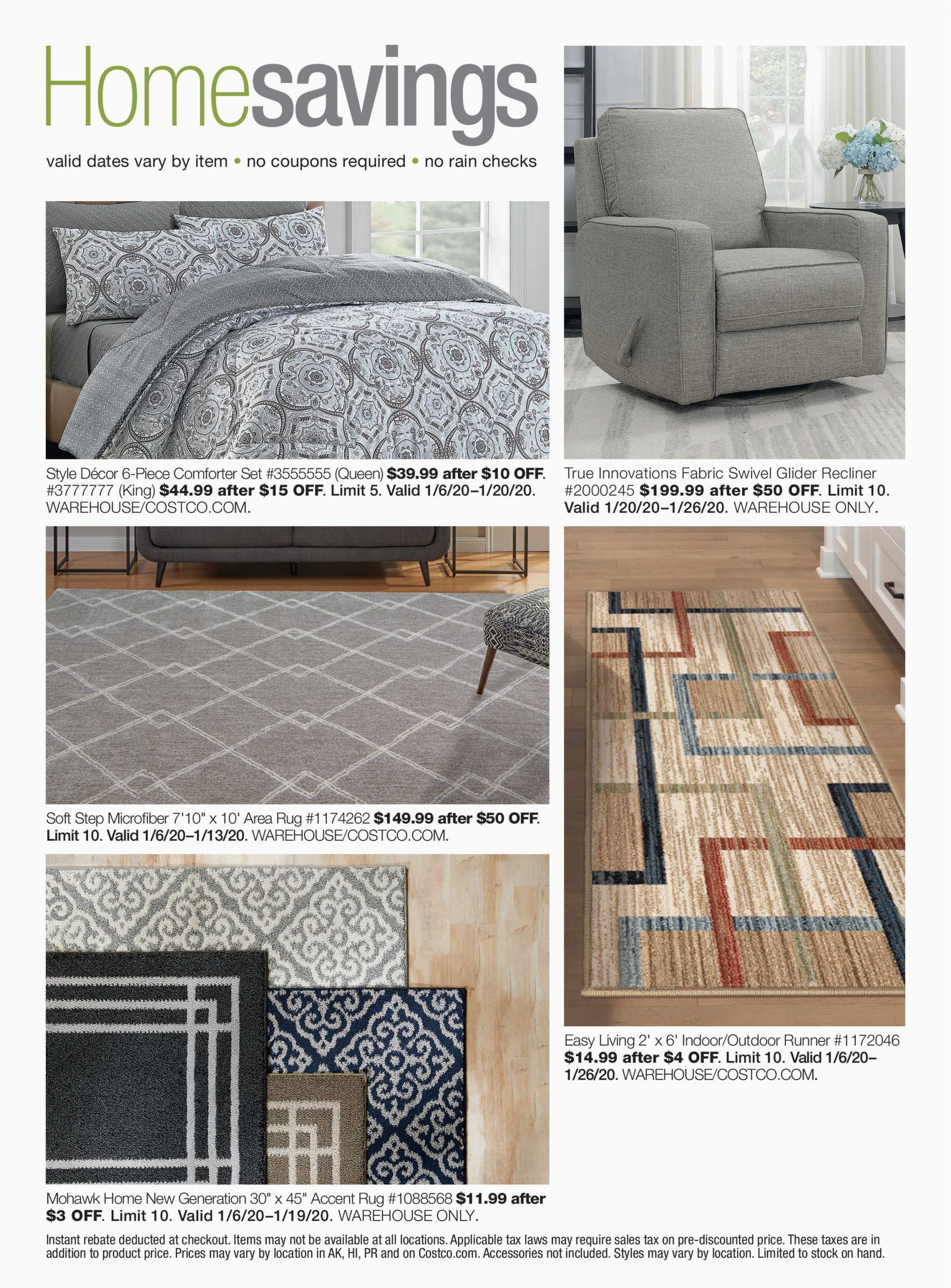 Costco Online Shopping area Rugs the Costco Connection January 2020 Page 136