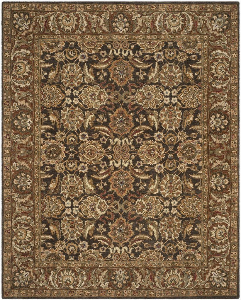 Dark Brown and Gold area Rugs Buy Safavieh An615b 3 Anatolia Traditional Indoorarea Rug Dark Brown Gold at Contemporary Furniture Warehouse