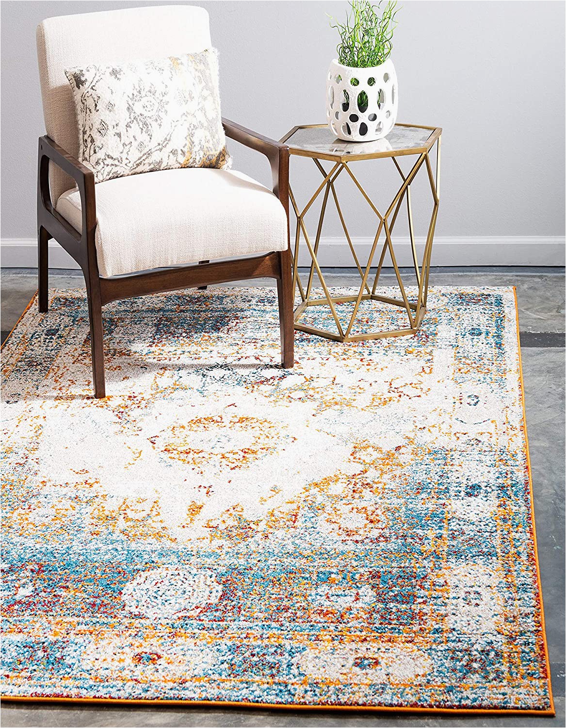 Does Ross Have area Rugs Unique Loom Rosso Collection Vintage Traditional Distressed Beige area Rug 2 0 X 3 0