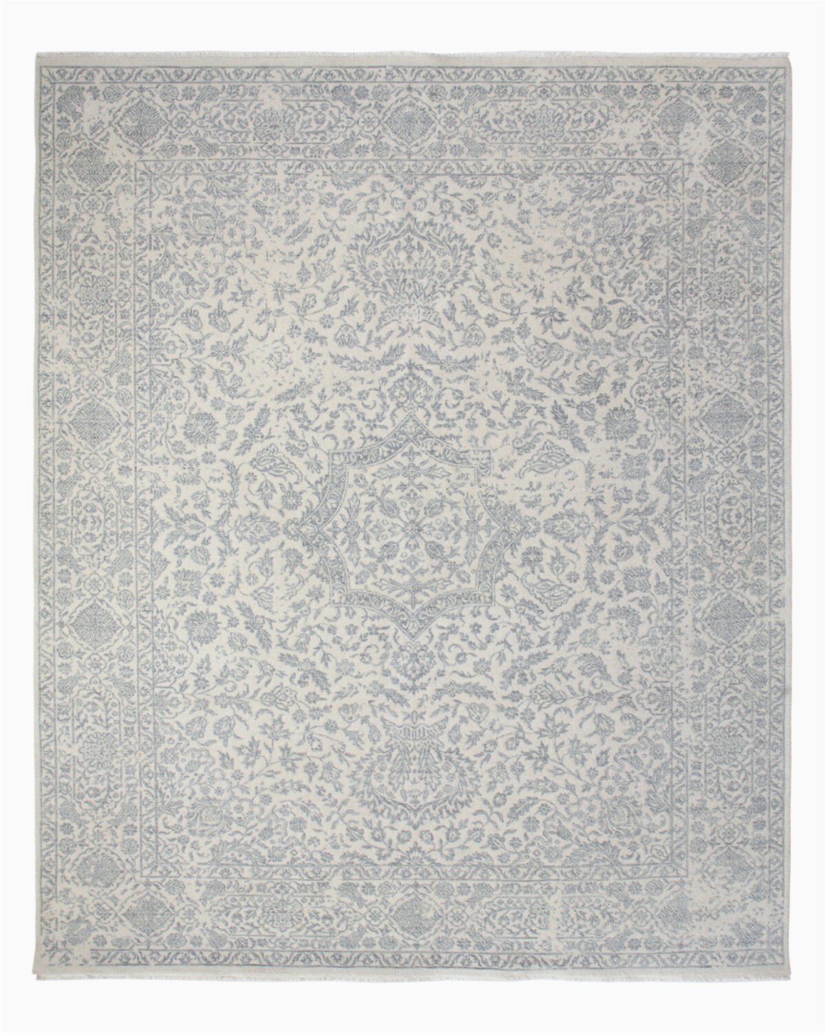 Elegance Linen 8×10 area Rug solo Rugs Frances Hand Knotted Wool area Rug Parchment 8 X 10