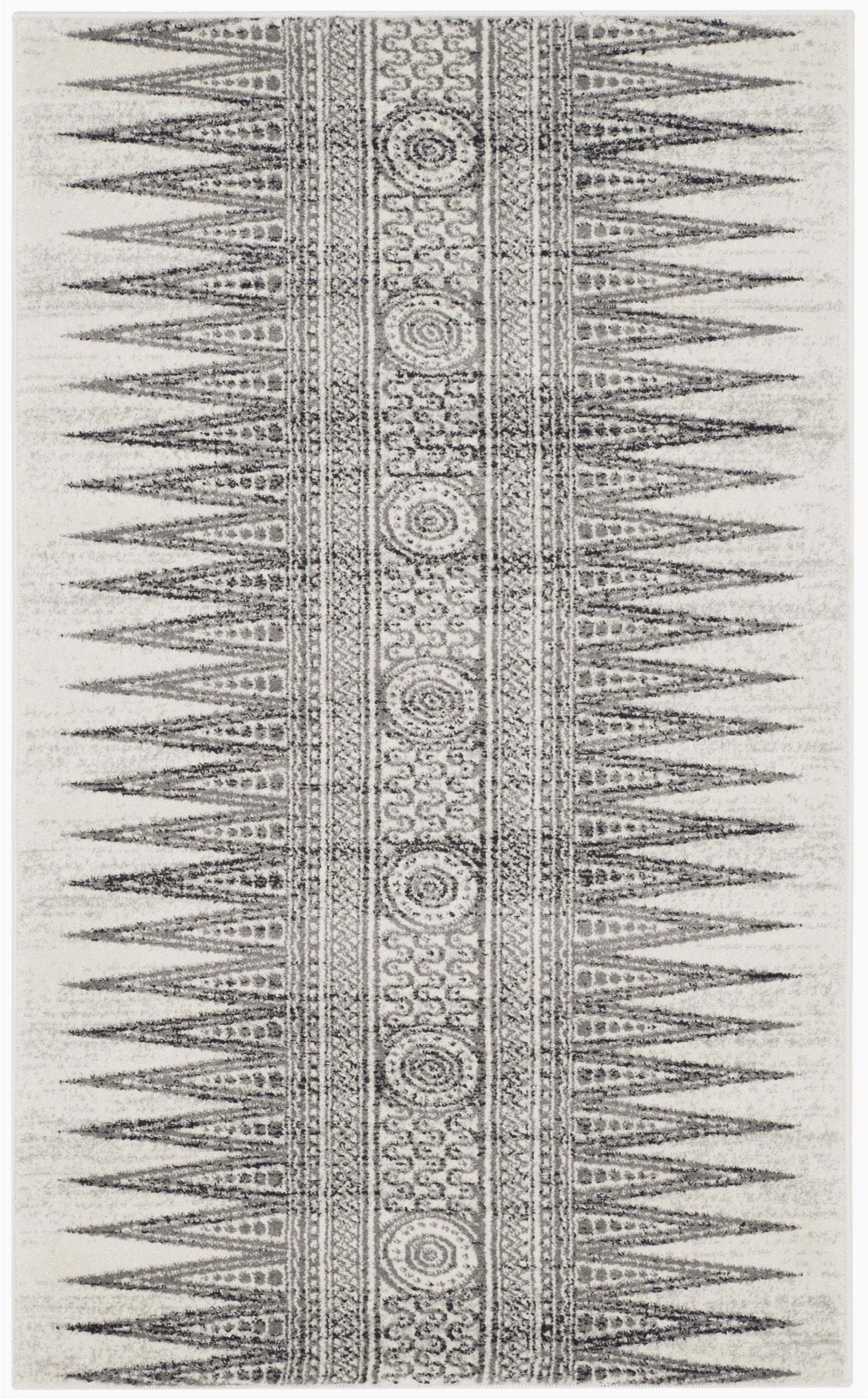 Elson Ivory Gray area Rug Mistanaâ¢ Elson southwestern Ivory Gray area Rug & Reviews