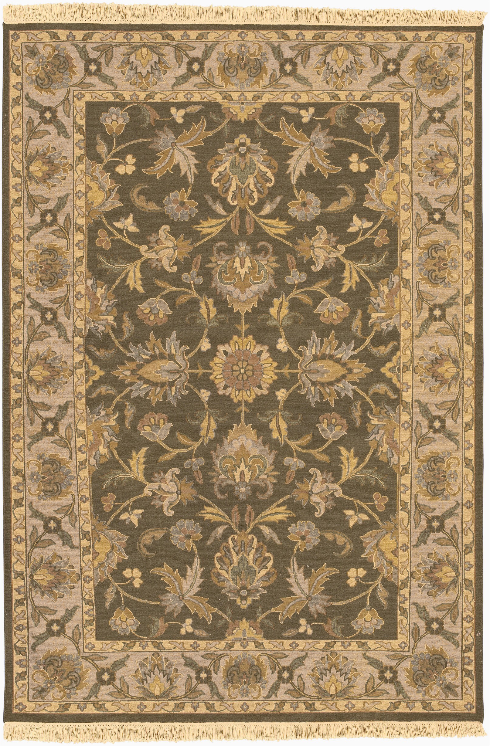 Gaines Hand Woven Natural area Rug by Charlton Home Worrall oriental Hand Knotted Wool area Rug