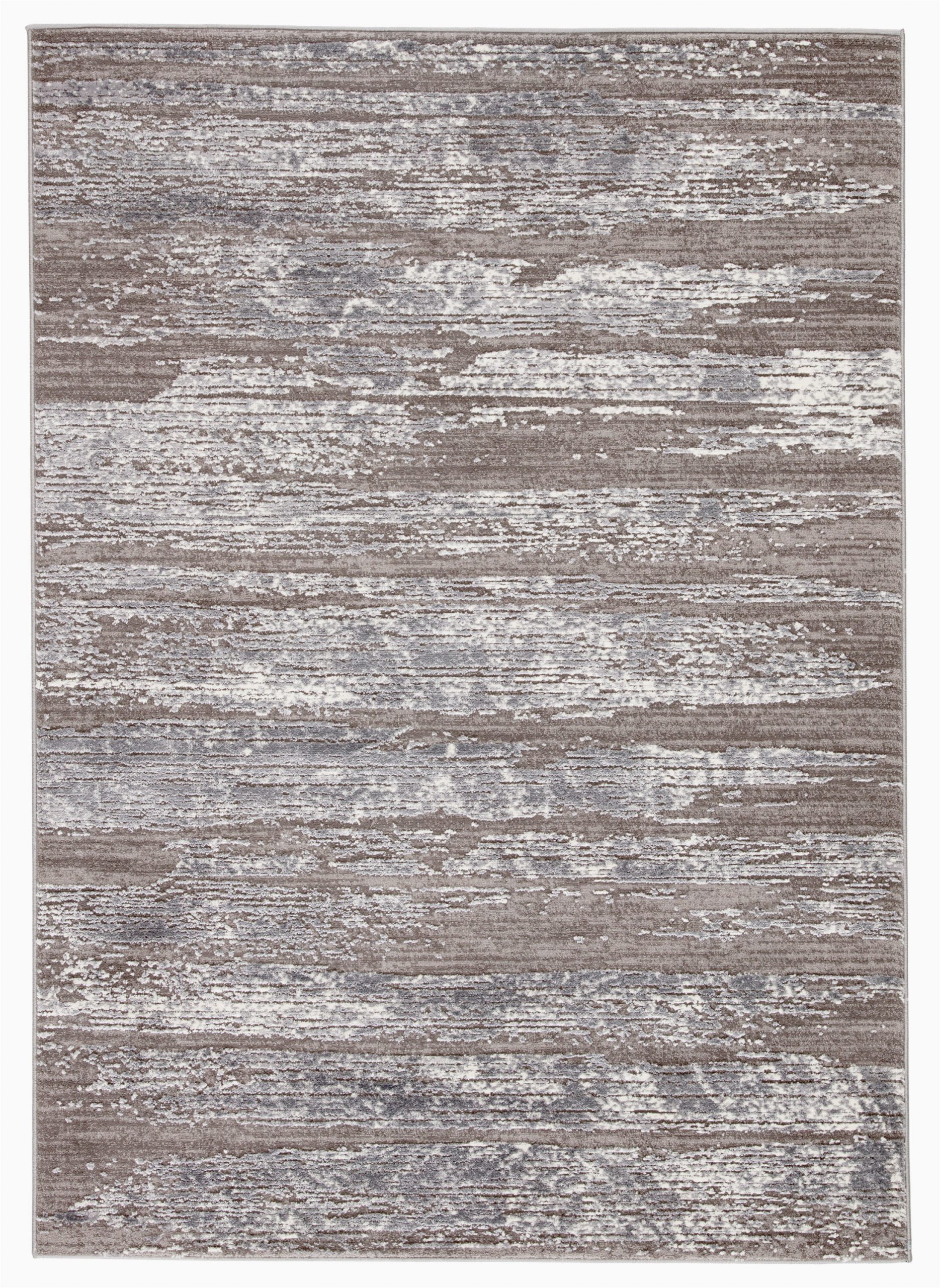 Gray Brown and White area Rug Albina Abstract Brown Cream White Dark Gray area Rug