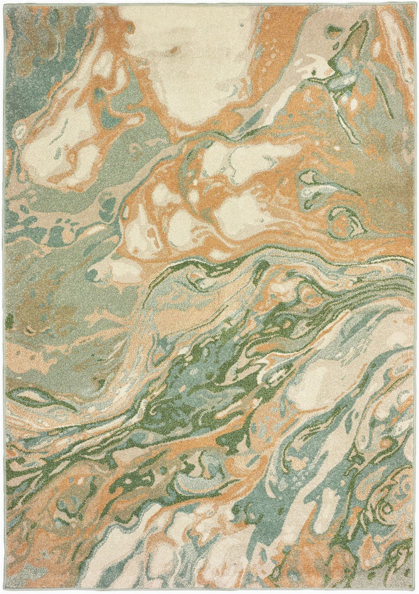 Green and Gold area Rugs oriental Weavers Dawson 8337a Green Gold area Rug
