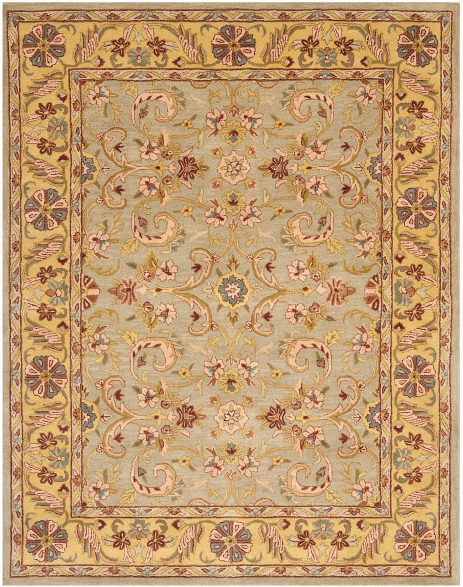 Green and Gold area Rugs Safavieh Heritage Hg924a Green Gold area Rug