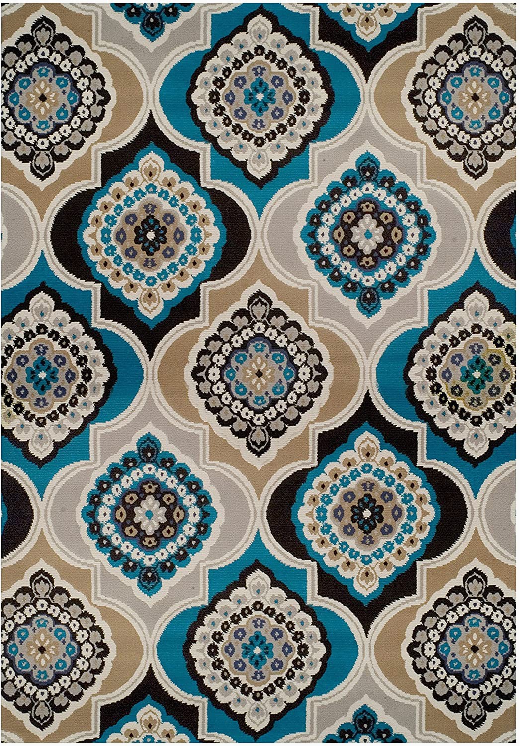 Home Goods area Rugs 5×8 Century Home Goods Collection Panal and Diamonds area Rug Blues 8×10 Contemporary Rugs Blue 8×11 area Rug 8×10 Under 100