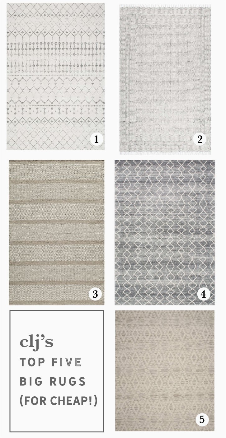 Inexpensive area Rugs for Living Room 5 Big area Rugs for Cheap and the One We Chose for the
