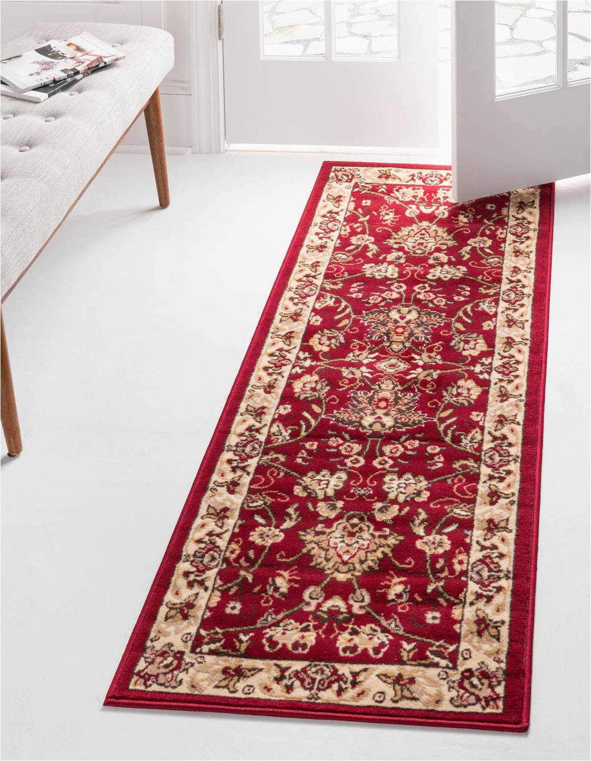 Kashan Design Runner area Rug 2 7 X 10 Kashan Design Runner Rug