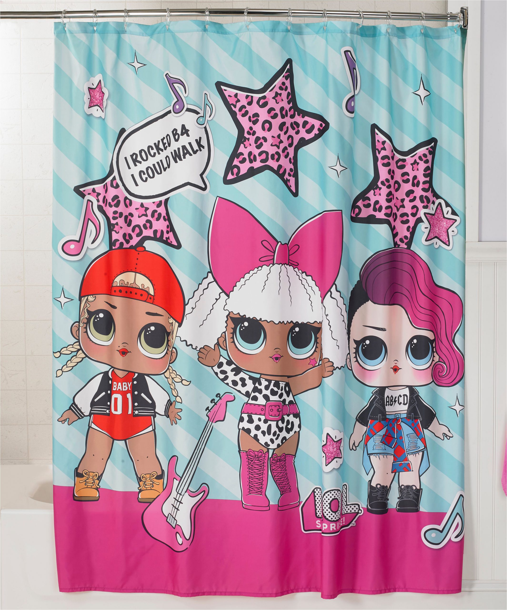 Lol Surprise Doll area Rug L O L Surprise Kids Bathroom Decorative Fabric Shower Curtain 72" X 72” Walmart