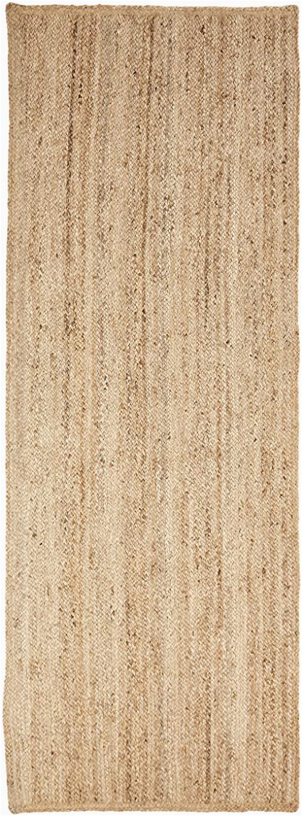 Most Durable Rugs for High Traffic areas Superior Natural Braided Collection Hand Woven Jute Rug 2 6" X 12 Runner