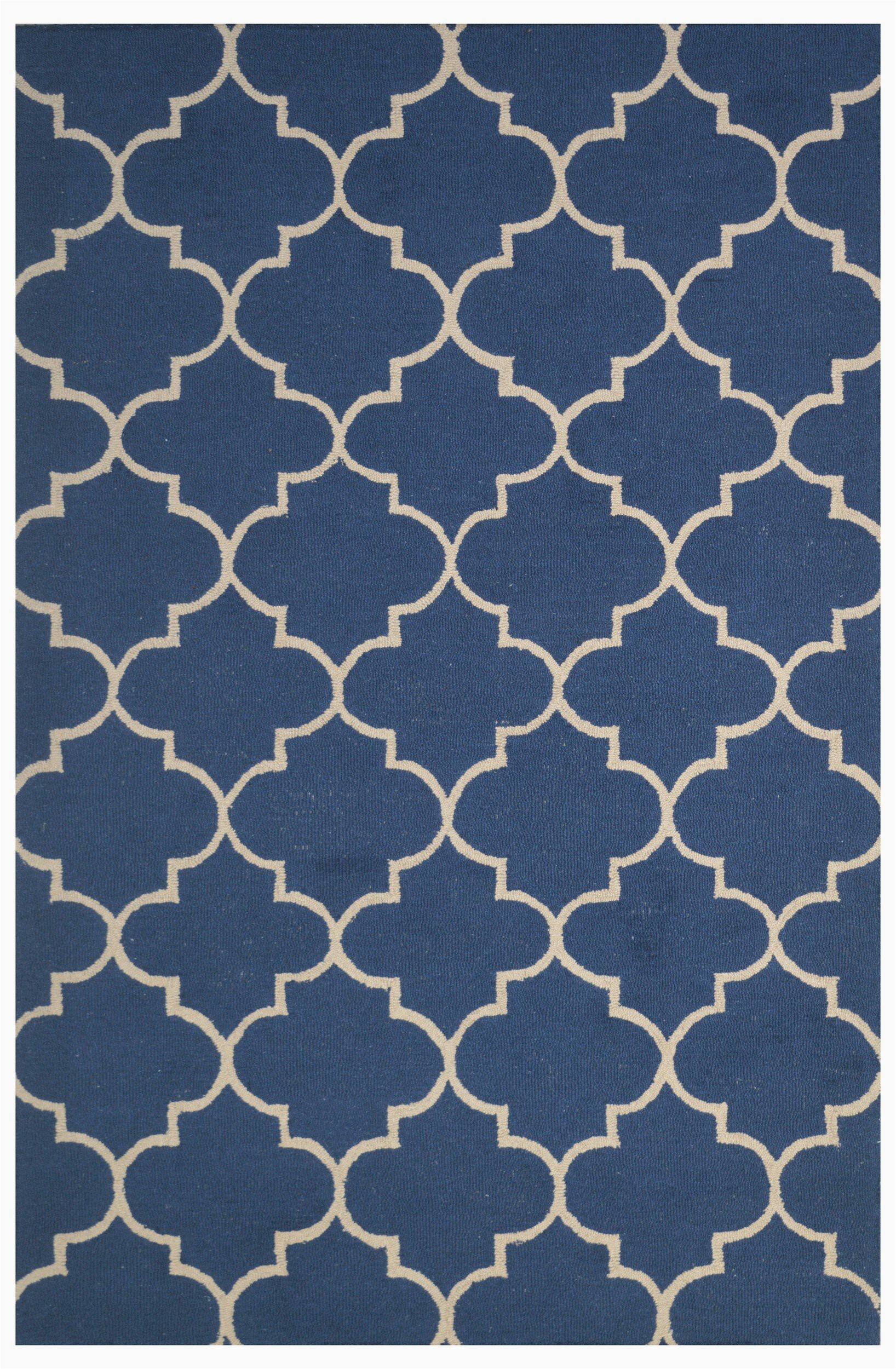 Navy Blue and Teal area Rugs Wool Hand Tufted Navy Blue area Rug