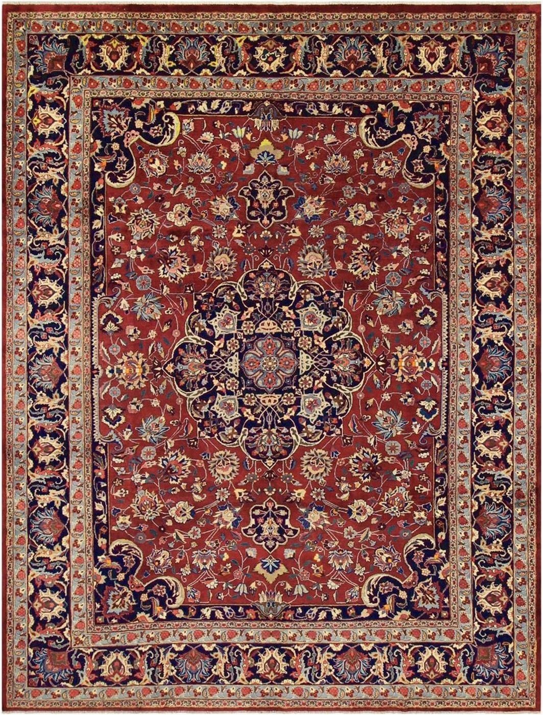 Oriental Weavers Braxton area Rug Hand Knotted Shaunte Red Blue Wool and Natural Fiber Rug 10