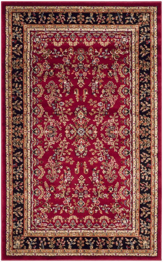 Red Black and Beige area Rugs Lyndhurst Greta Red Black 3 Ft 3 Inch X 5 Ft 3 Inch