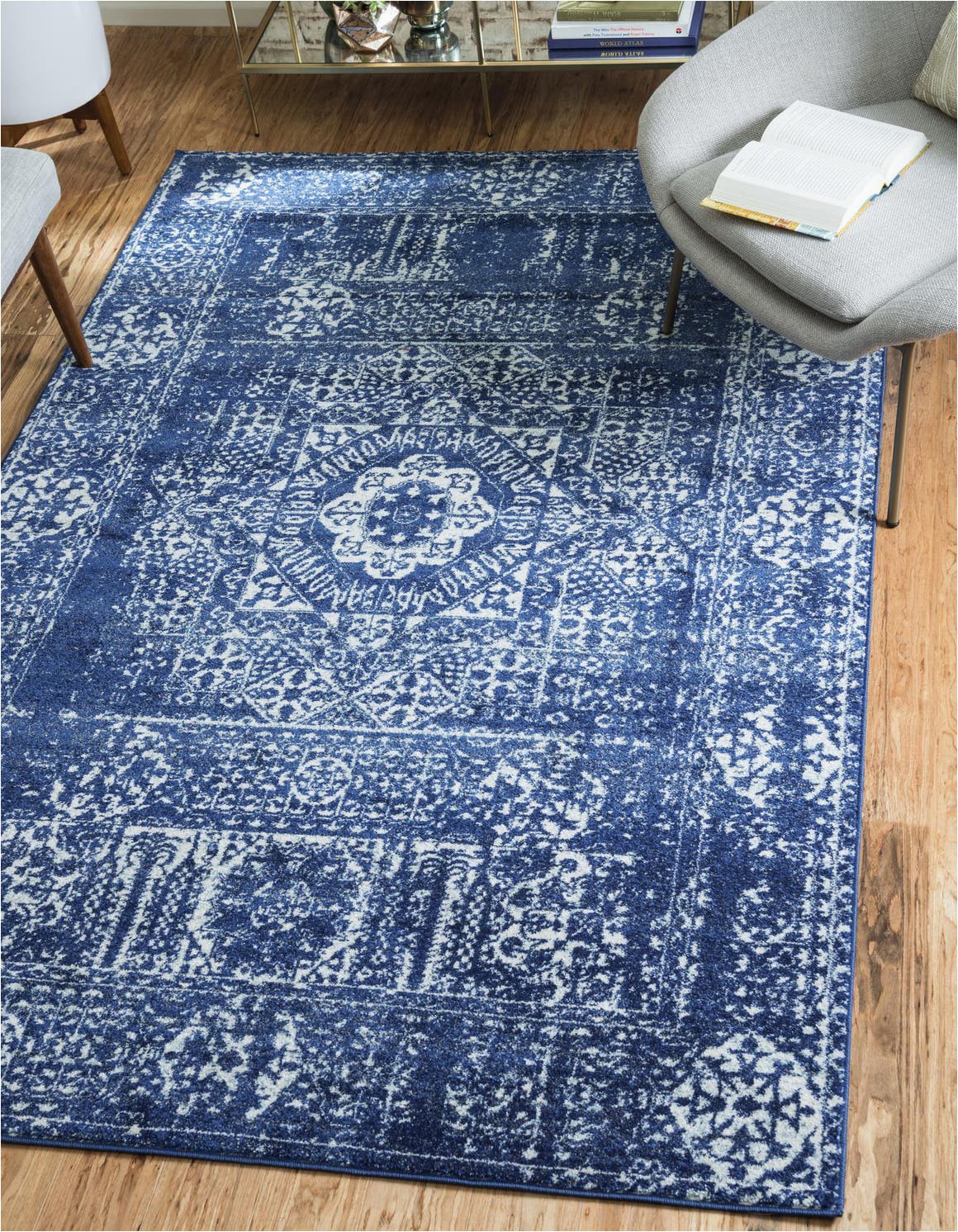 Royal Blue and Grey area Rug Royal Blue 5 X 8 Legacy Rug