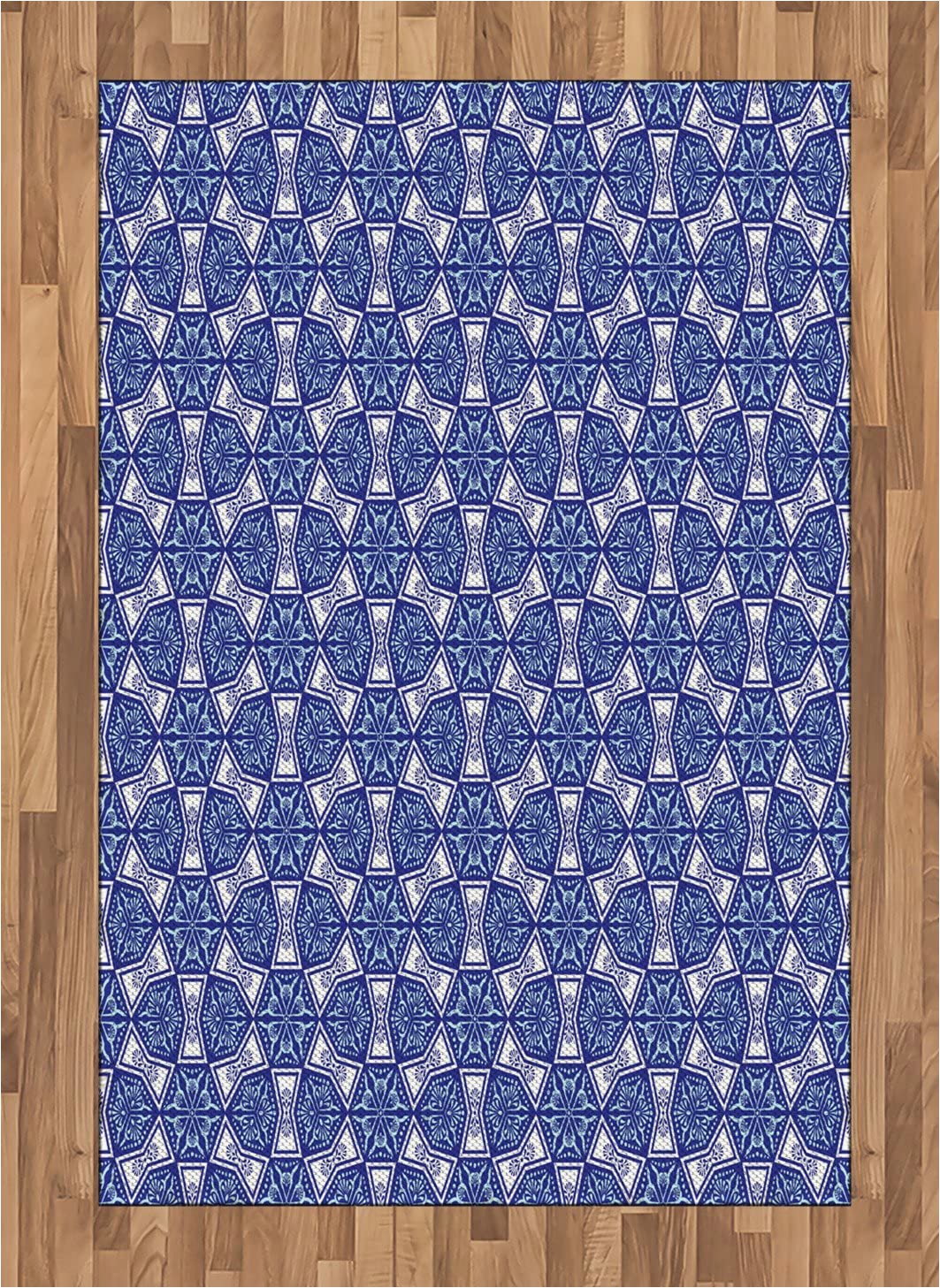 Royal Blue and White area Rugs Amazon Ambesonne Turkish Pattern area Rug Blue and