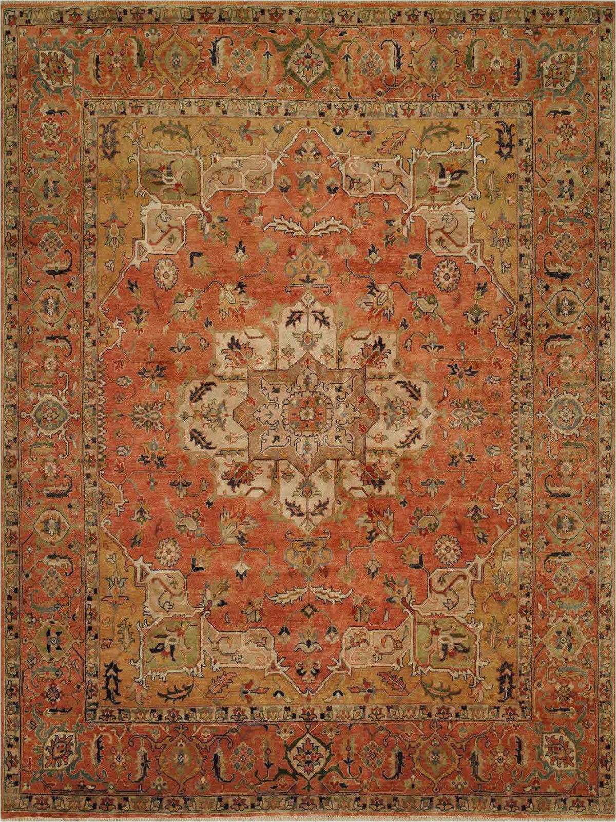 Rust Colored 8×10 area Rug Regal theology