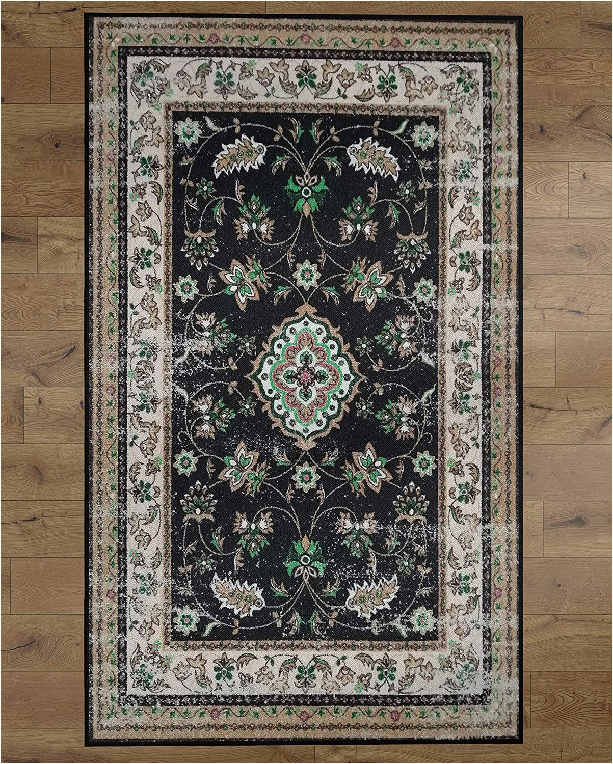 Small area Rugs with Rubber Backing Amazon Deerlux Traditional oriental Persian Style