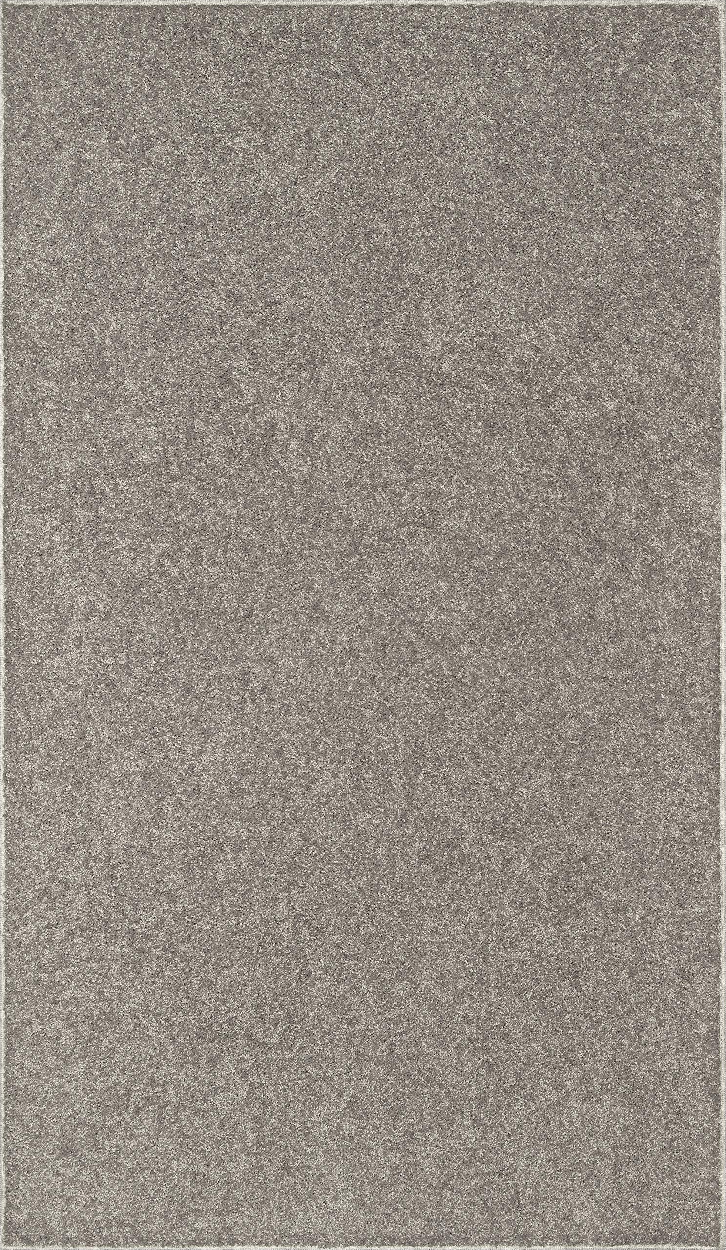 Solid Color Textured area Rugs Bright House solid Color Custom Size Runner area Rug Grey 2 6" X 16