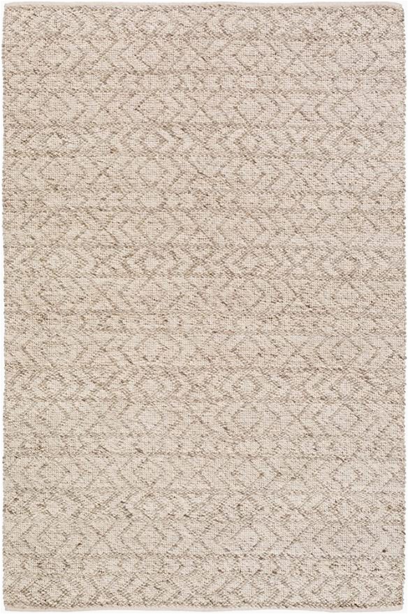 Taupe and White area Rug Amazon Diomede 10 X 14 Rectangle Texture Viscose