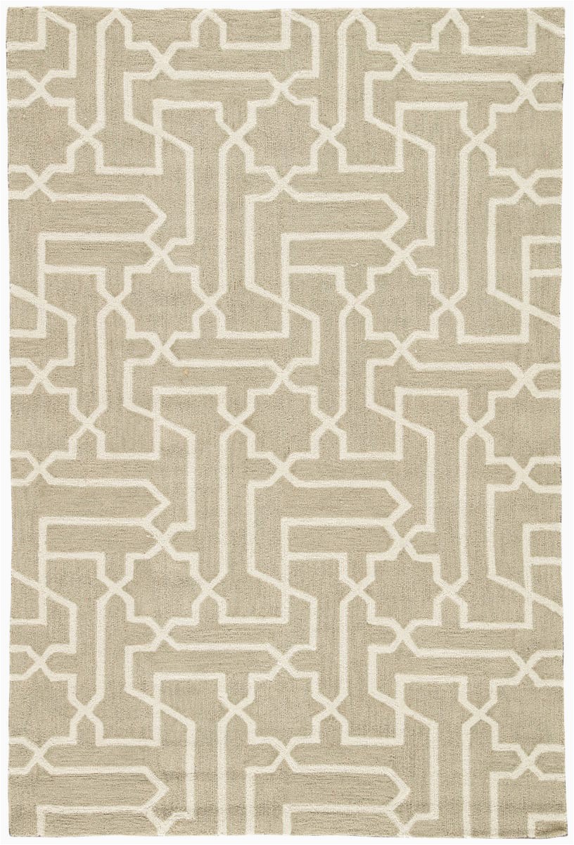 Taupe and White area Rug Jaipur Living Fusion Linx Fn40 Simply Taupe Antique White area Rug Clearance