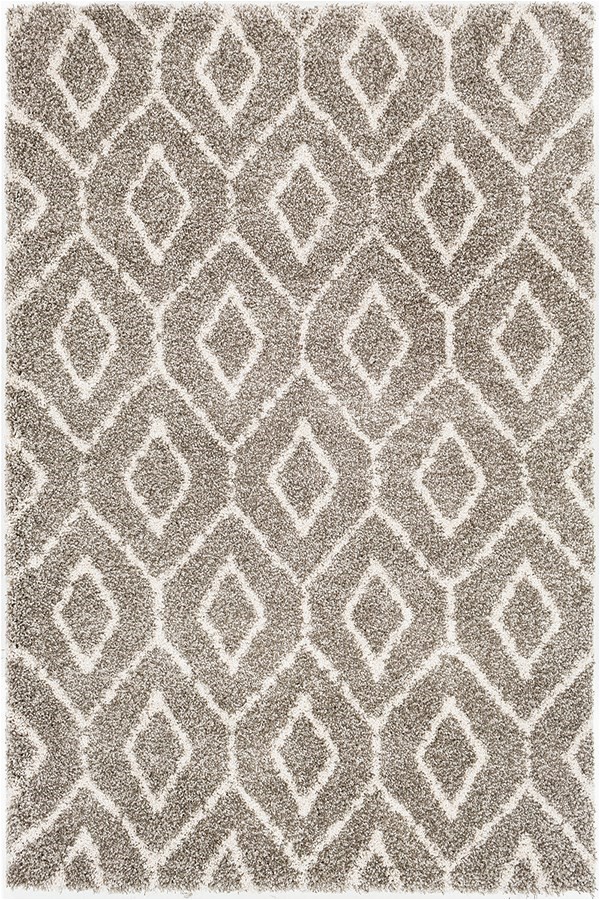 Taupe and White area Rug Surya Seren I Shag Sgt 2303 area Rugs