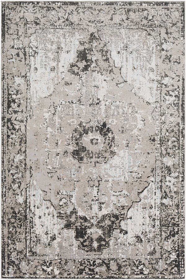 Taupe and White area Rug Surya soleil soi 2300 area Rugs