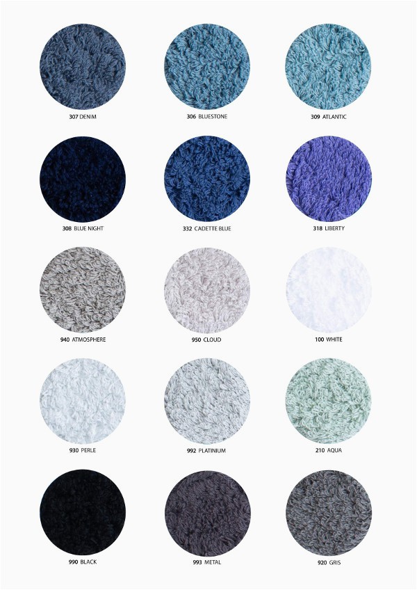Abyss Habidecor Bath Rugs Abyss towel and Habidecor Rug Color Chart