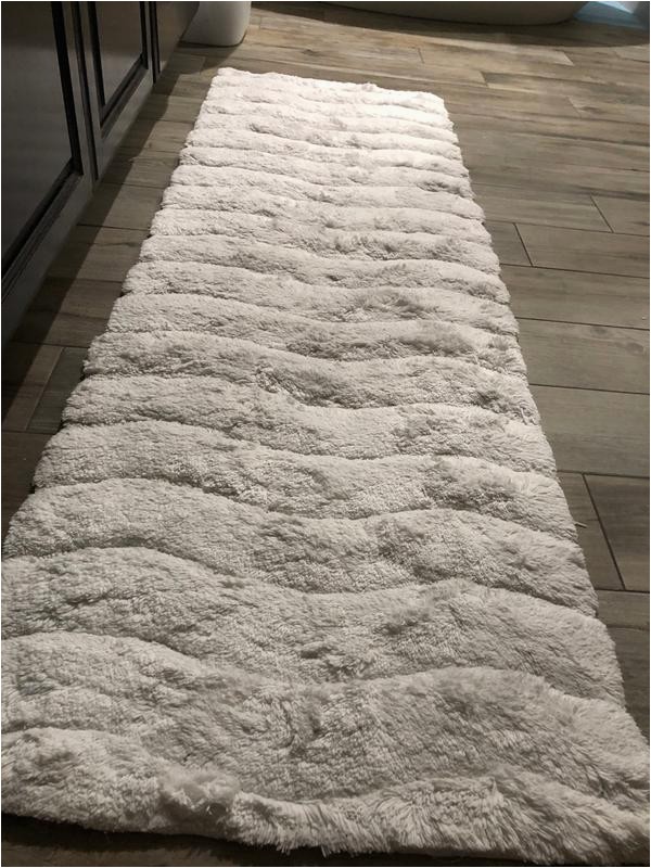 Bath Rug Runner 20 X 60 Better Trends Indulgence Bath Rug 20" X 60" White