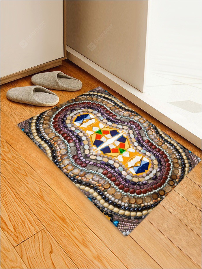 Bath Rugs On Sale Free Shipping Colorful Stone 3d Printed Rug