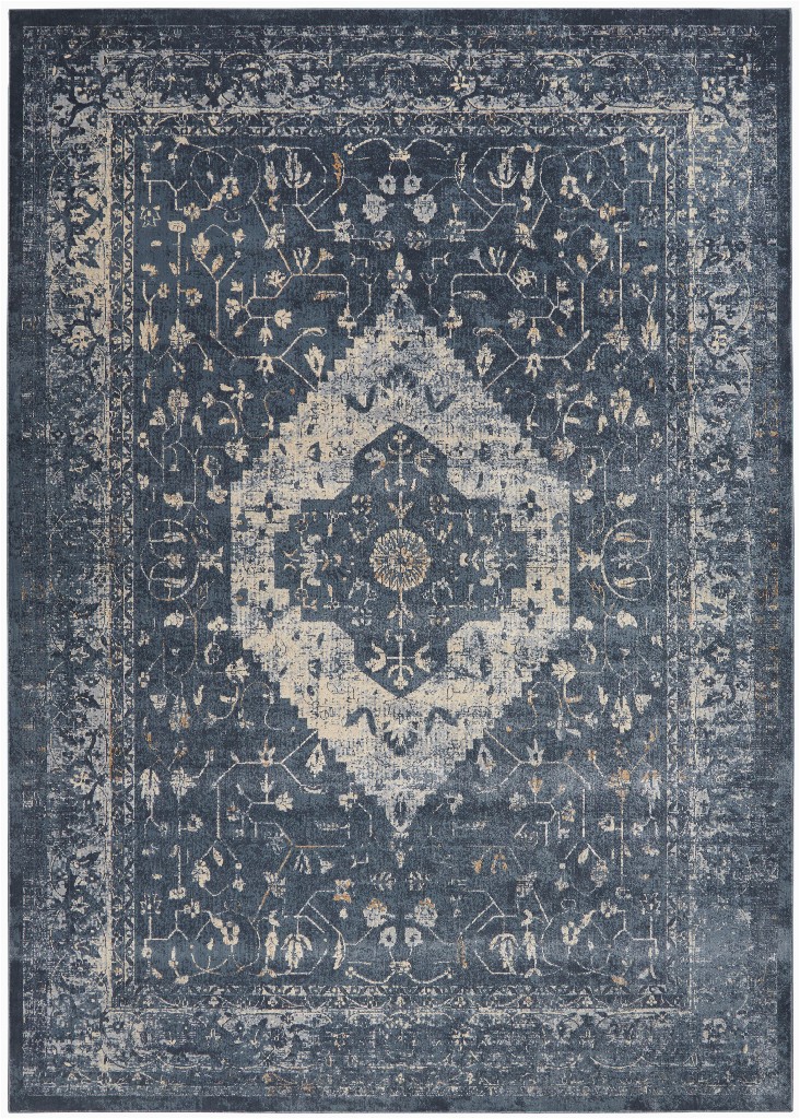 Bed Bath and Beyond Rugs 9×12 Malta by Kathy Ireland Home Mai11 Navy 9×12 area Rug