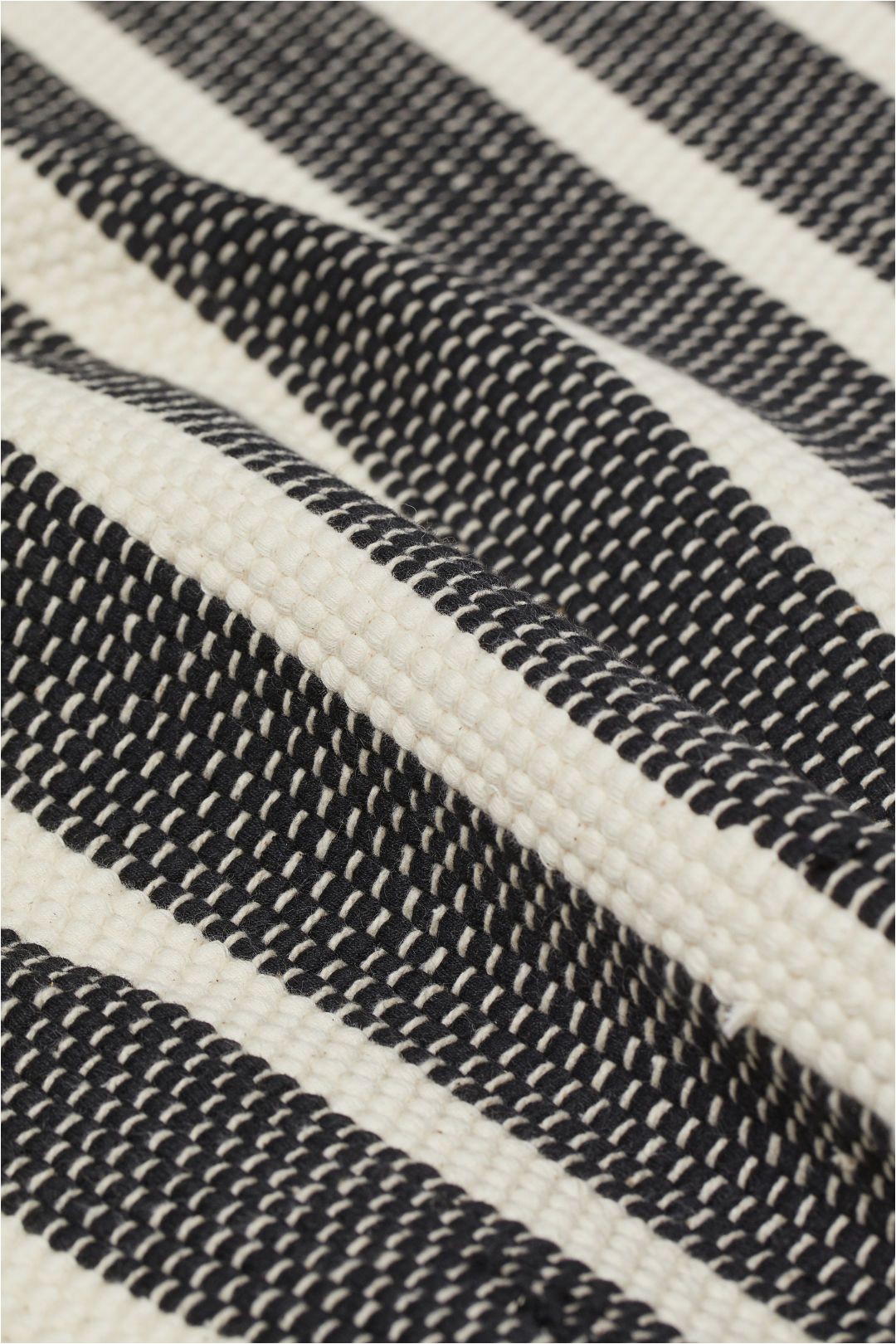 Black and White Striped Bath Rug Striped Floor Mat Natural White Black Striped Home All
