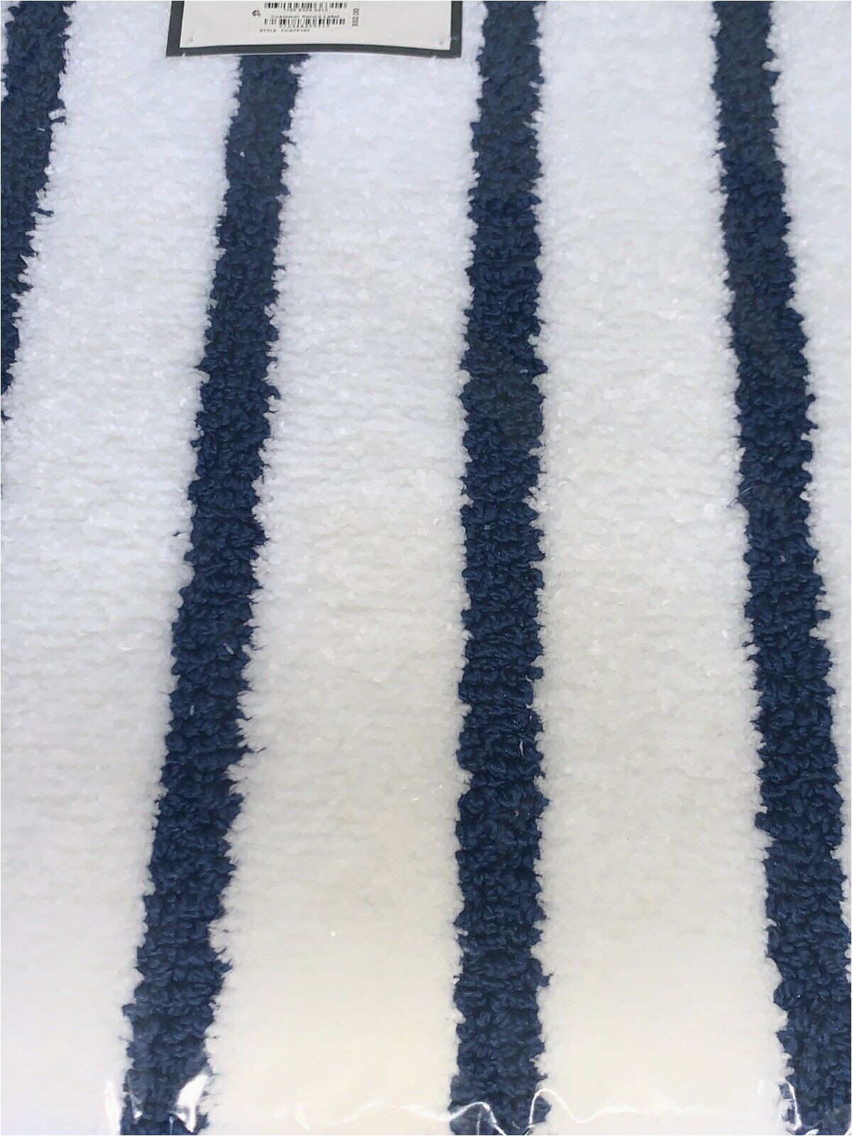 Charter Club Bath Rugs Charter Club Elite Bath Mat Stripe 19 3" X 34" Fashion Bath Rug Blue & White