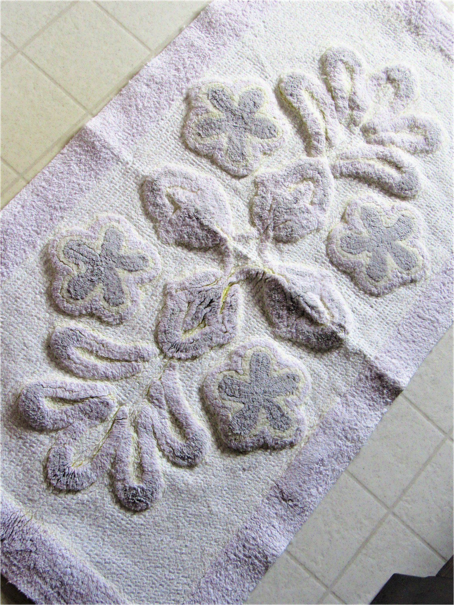 Chenille Lines Bath Rug Collection Fantastic 50s Vintage Chenille Rugs for Your Kitchen & Bath