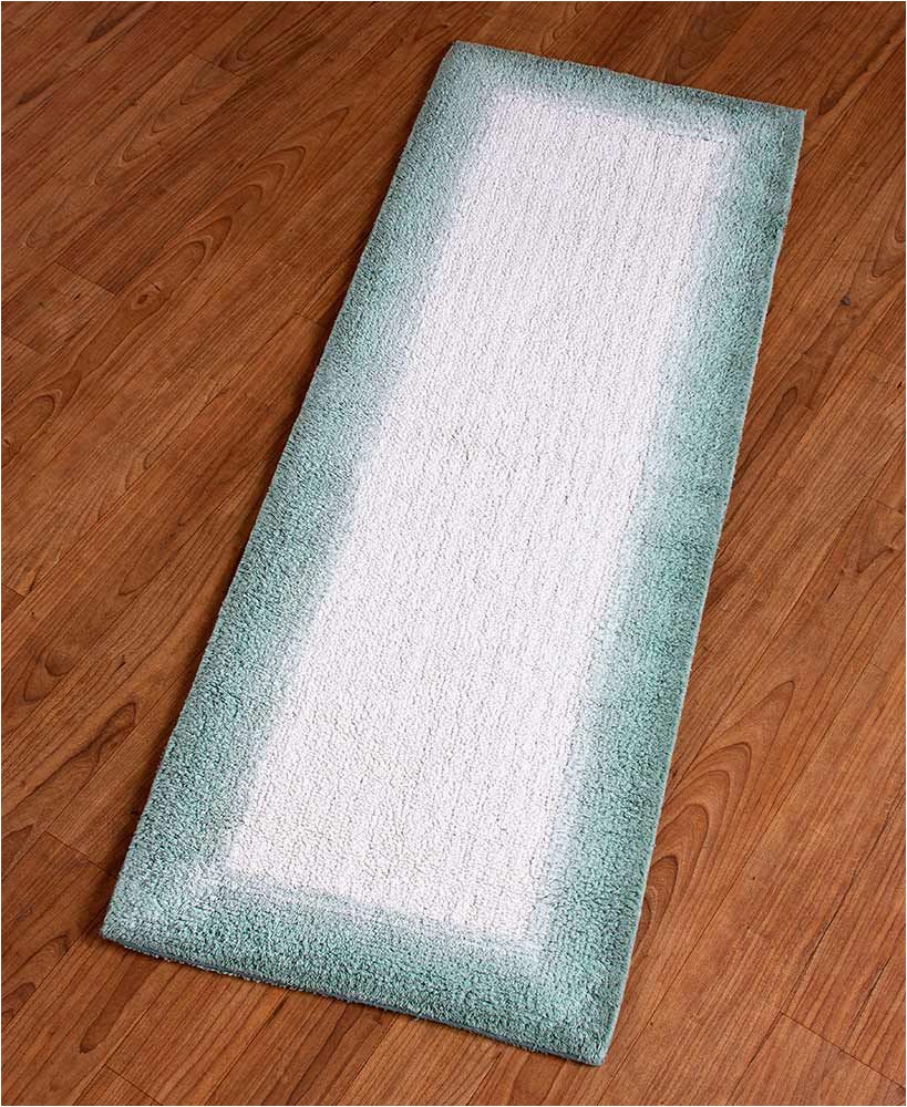 Cotton Bath Runner Rug Reversible Cotton Bath Rugs or Runners with Images