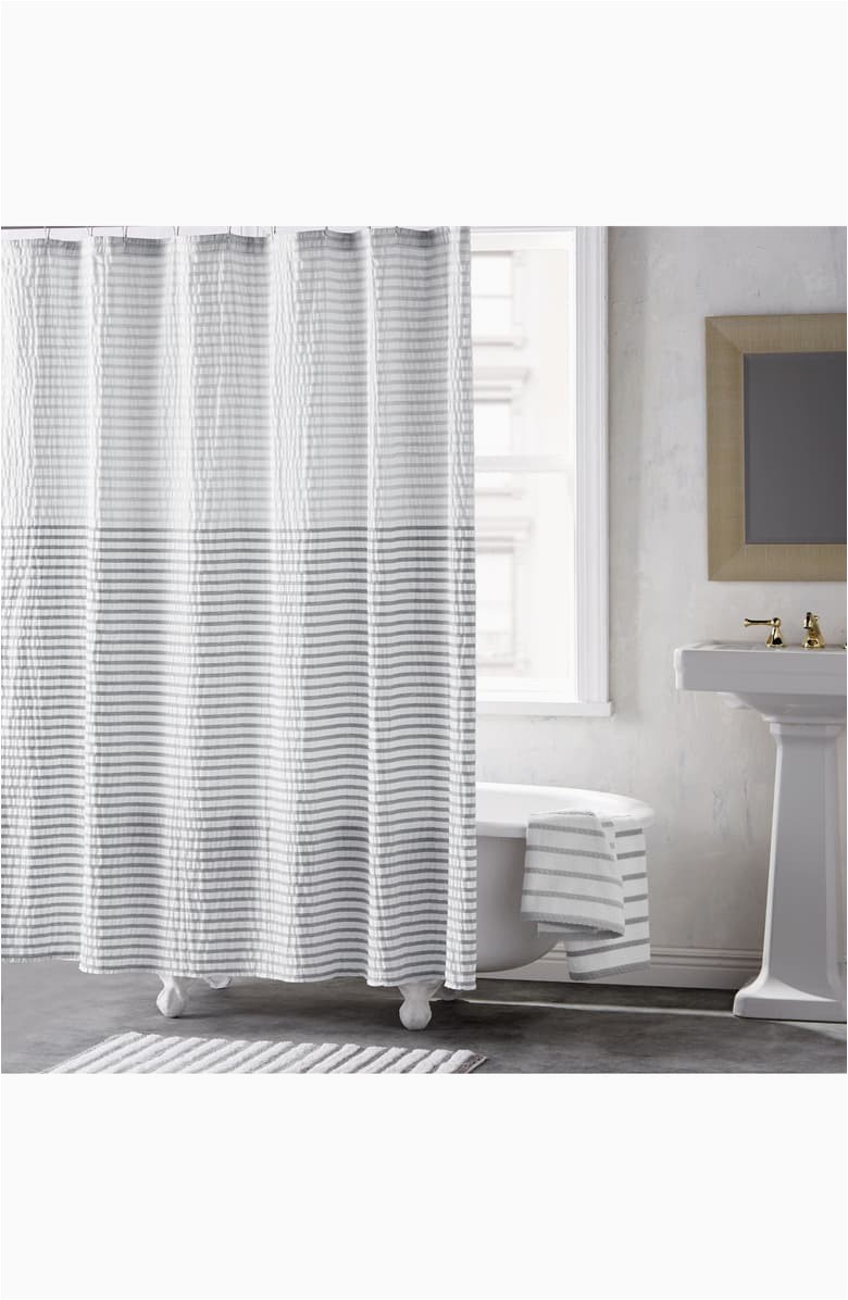 Dkny Highline Stripe Bath Rug Parson Stripe Shower Curtain