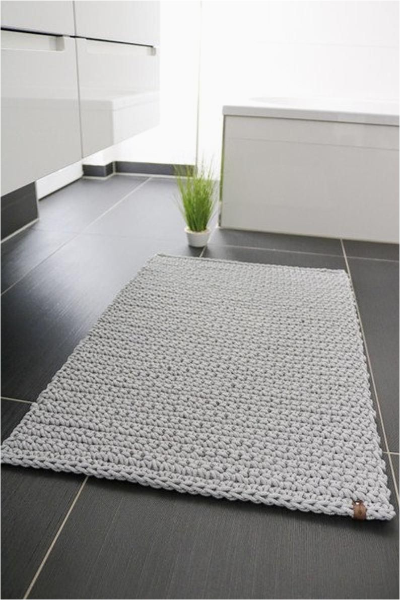 Elizabeth Arden Bath Rug Bathroom Rug Bath Mat Rug Crocheted Cotton Cord In 2020