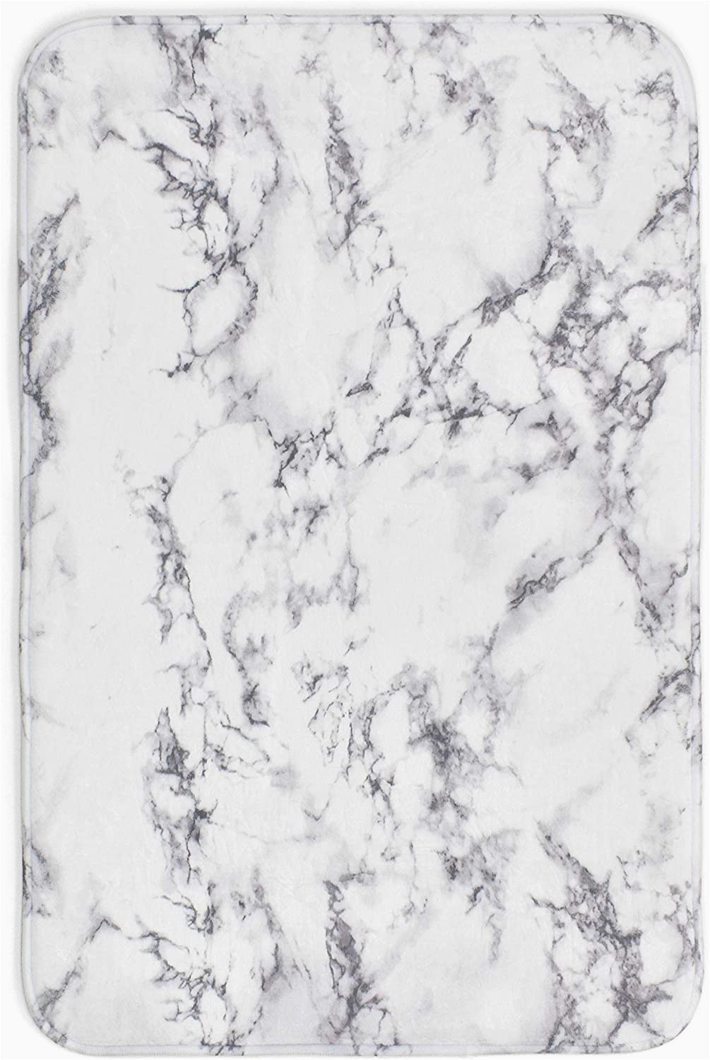 Granite Contemporary Bath Rug Ihidirect White Grey Marble Granite Effect Anti Slip Bath Mat Rug or Pedestal Bath Mat